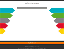 Tablet Screenshot of paths-of-fantasy.de